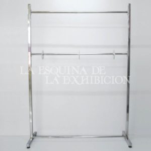 Exhibidor Ei 100 tub cuadrada Cromado Ref. 796