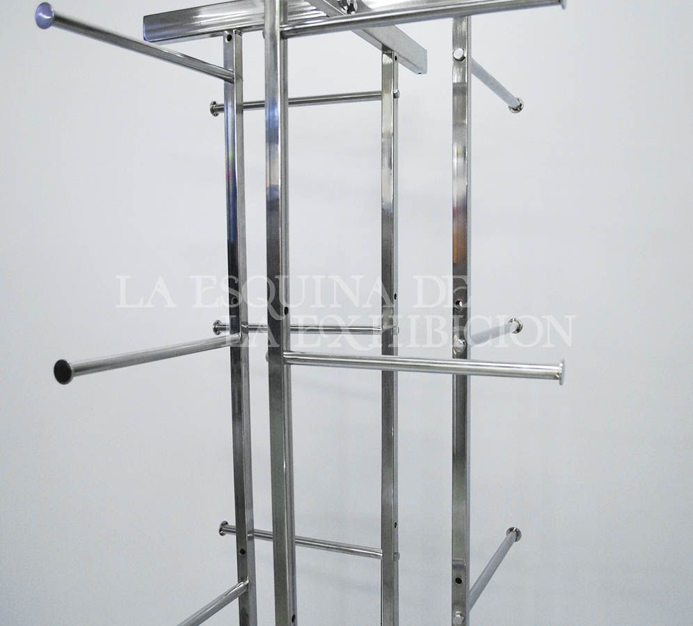 Exhibidor Ek 16 tuberia cuadrada cromado Ref. 3523 3 Exhibidor Ek 16 tuberia cuadrada cromado Ref. 3523 - Imagen 3