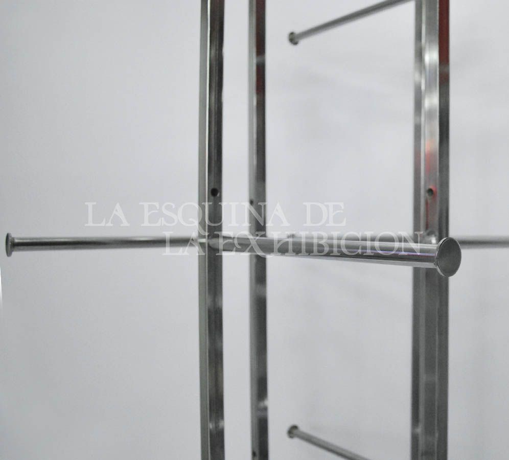 Exhibidor Ek 16 tuberia cuadrada cromado Ref. 3523 4 Exhibidor Ek 16 tuberia cuadrada cromado Ref. 3523 - Imagen 4