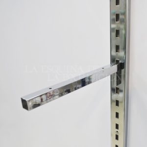 Brazo recto cremallera milenio tb 3/4 30 cm uña doble cromado REF: 14357