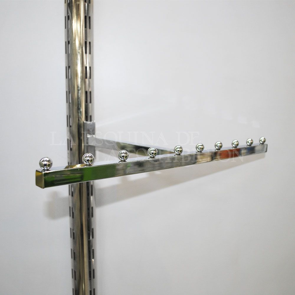 Brazo T 10 balines 50x21 parmet cromado Ref: 33607 1 Brazo T 10 balines 50x21 parmet cromado