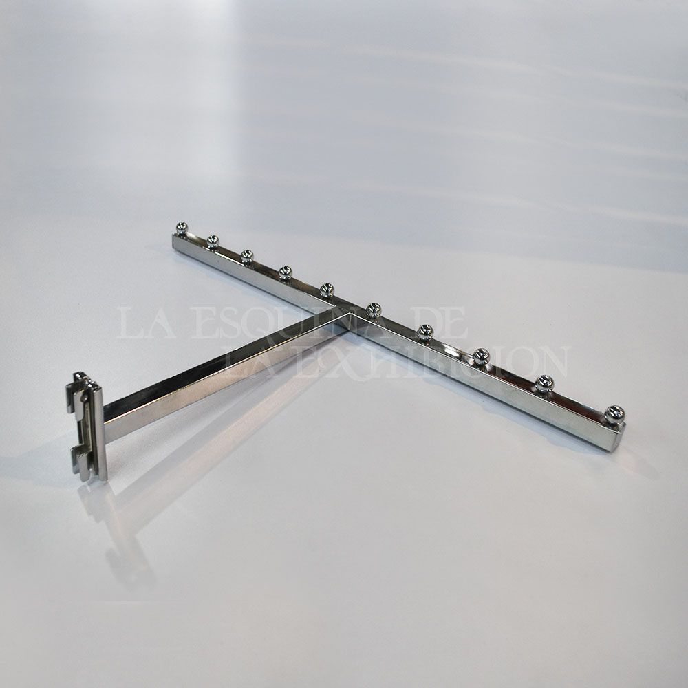 Brazo T 10 balines 50x21 parmet cromado Ref: 33607 2 Brazo T 10 balines 50x21 parmet cromado