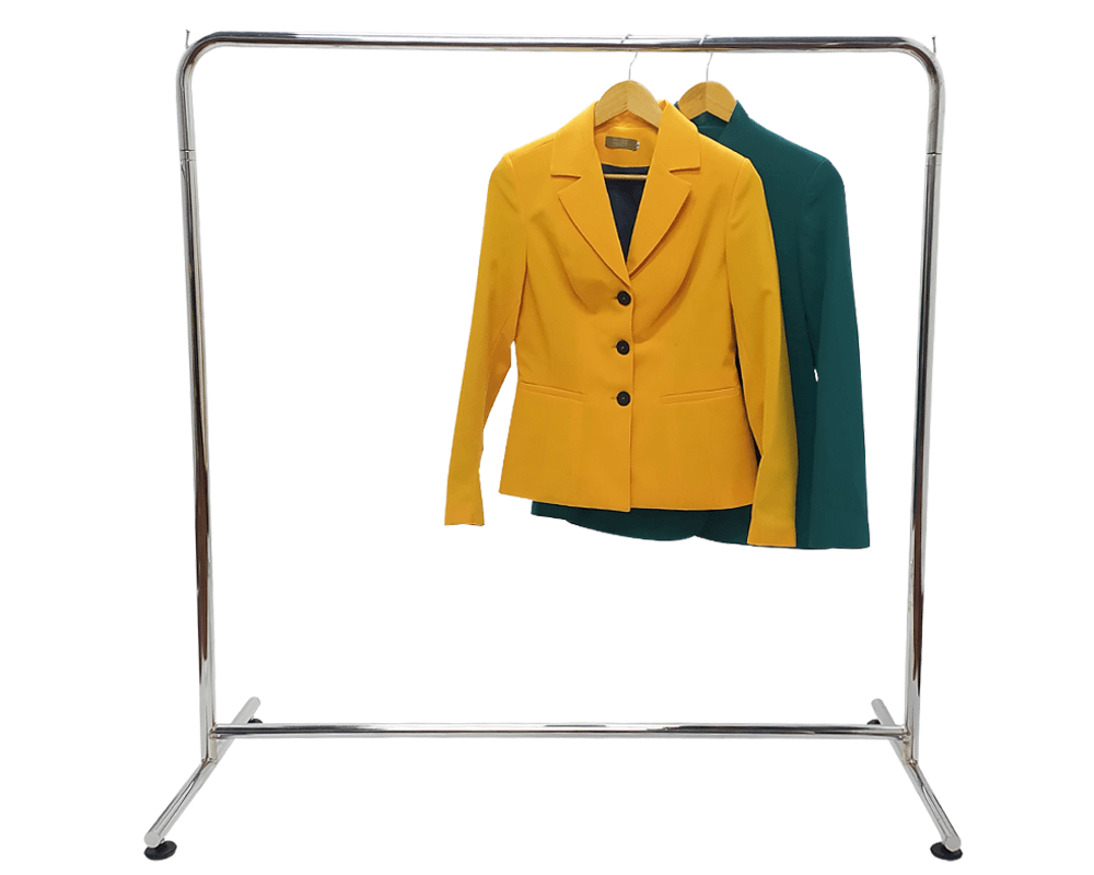 Exhibidor EI 50 (1.20 x 1.20) económico cromado REF: 9421 1 Exhibidor-EI-50-120x120-economico-cromado